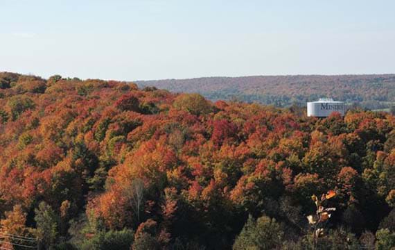 View over Minden from Panorama Park